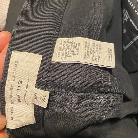 ⚡️MARC JACOBS MENS LOW RISE SLIM JEANS NWT - Picture 9 of 12